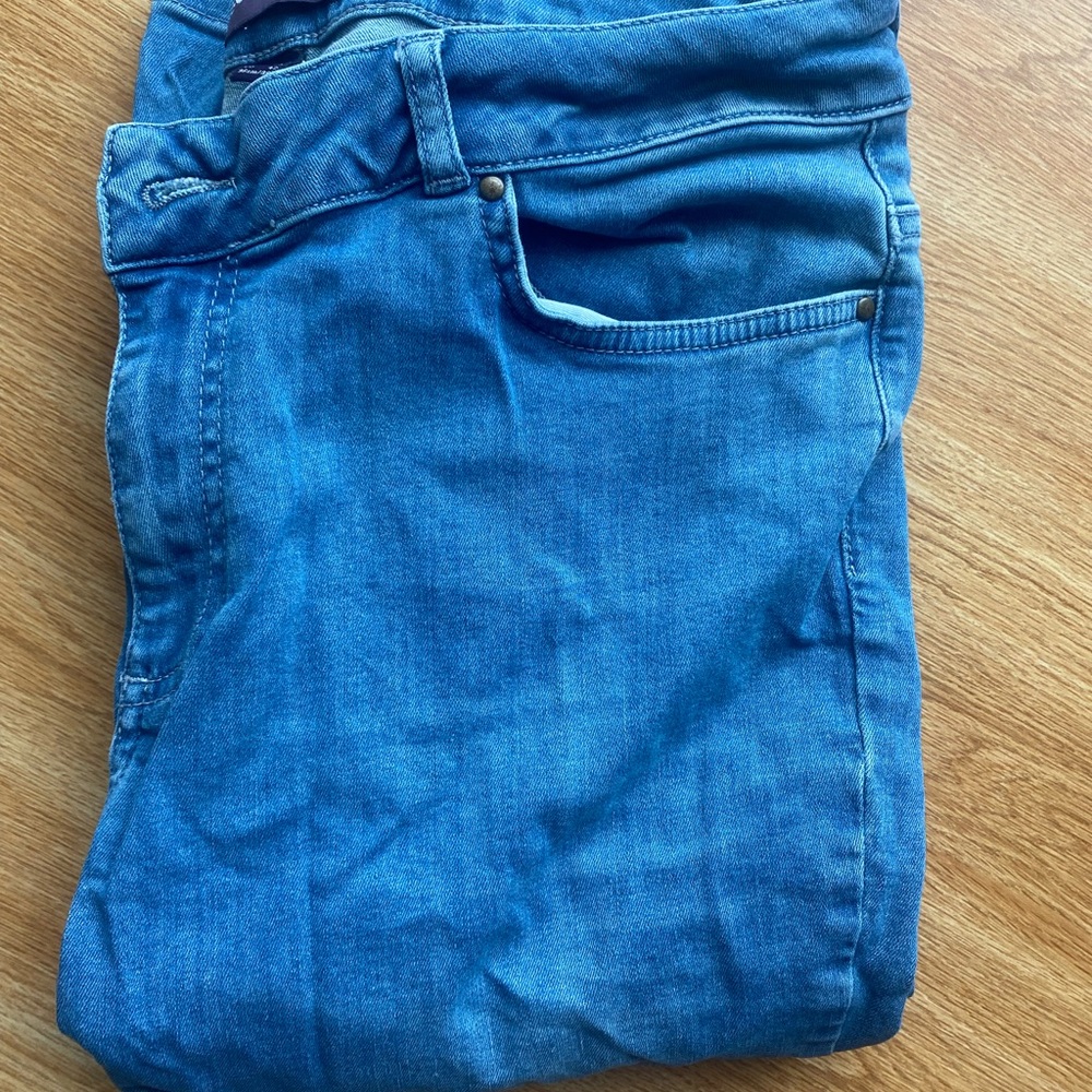 BarelyWorn Mid rise Long Tall Sally Denim Jeans Size 12 38 inch inseam skinny